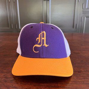 Alma Mater Footwear Purple and Gold Trucker Hat